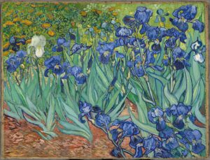 Irysy, obraz Vincenta van Gogha